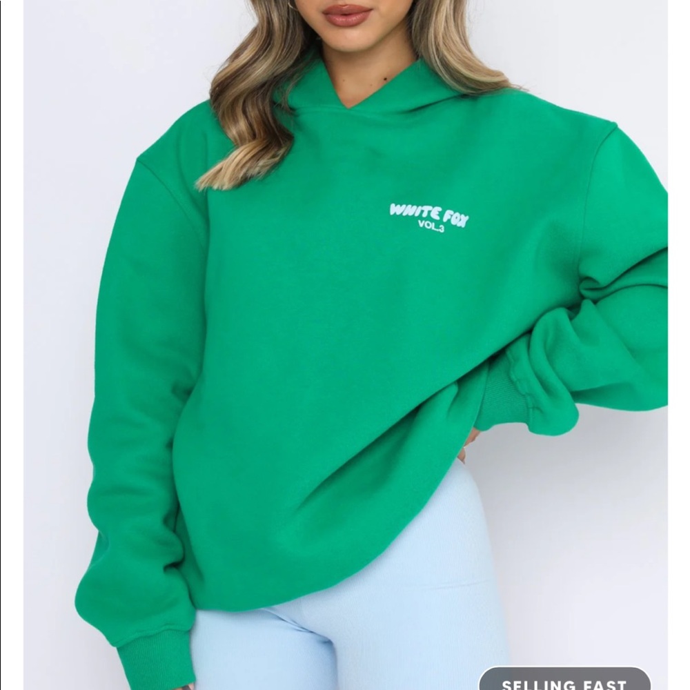 White Fox offstage green hoodie sweatshirt